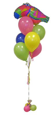 stanbul Beyolu iek yolla  Sevdiklerinize 17 adet uan balon demeti yollayin.