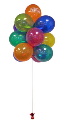  stanbul Beyolu iek gnderme  Sevdiklerinize 17 adet uan balon demeti yollayin.