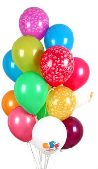  stanbul Beyolu hediye iek yolla  30 adet uan balon buketi demeti renkli